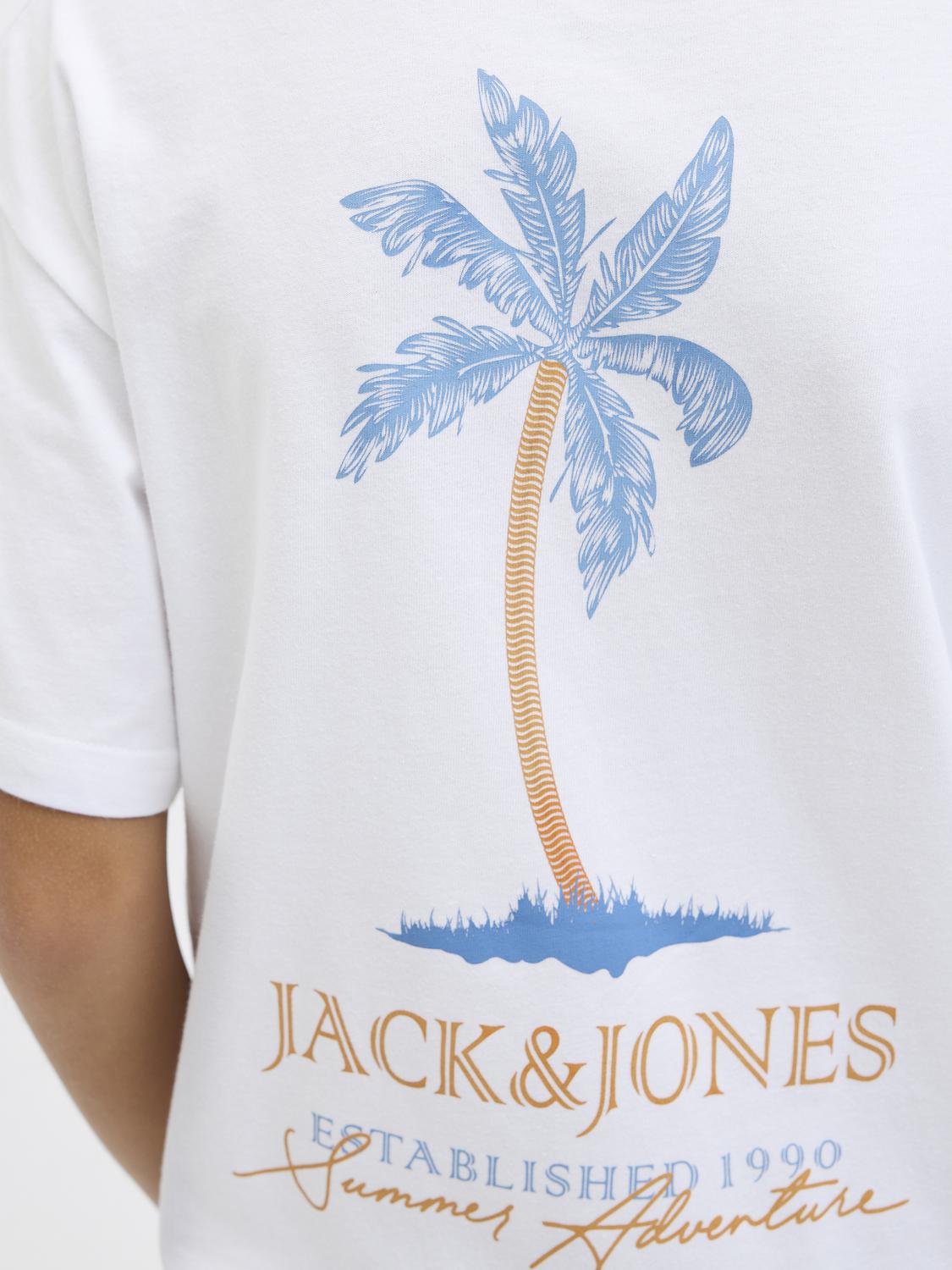T-shirt JJSUMMER Jack&Jones Júnior White 1
