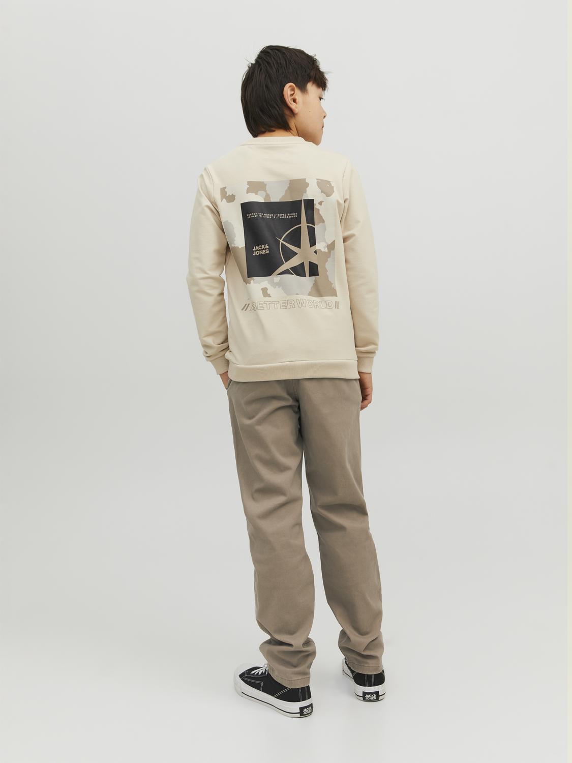 Calça JPSTMARCO Jack&Jones Júnior Beige 4