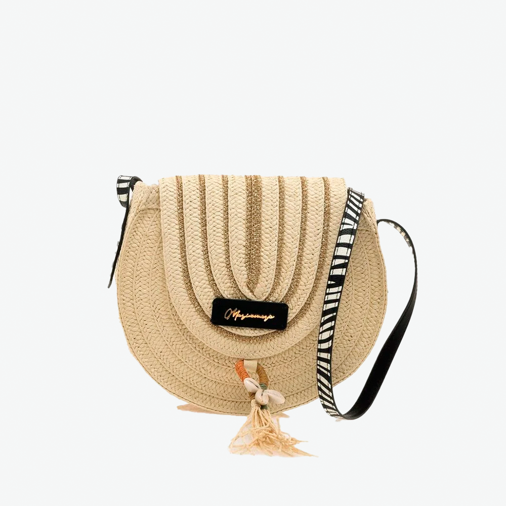 Mala ADINA Mariamare Rafia Zebra 4