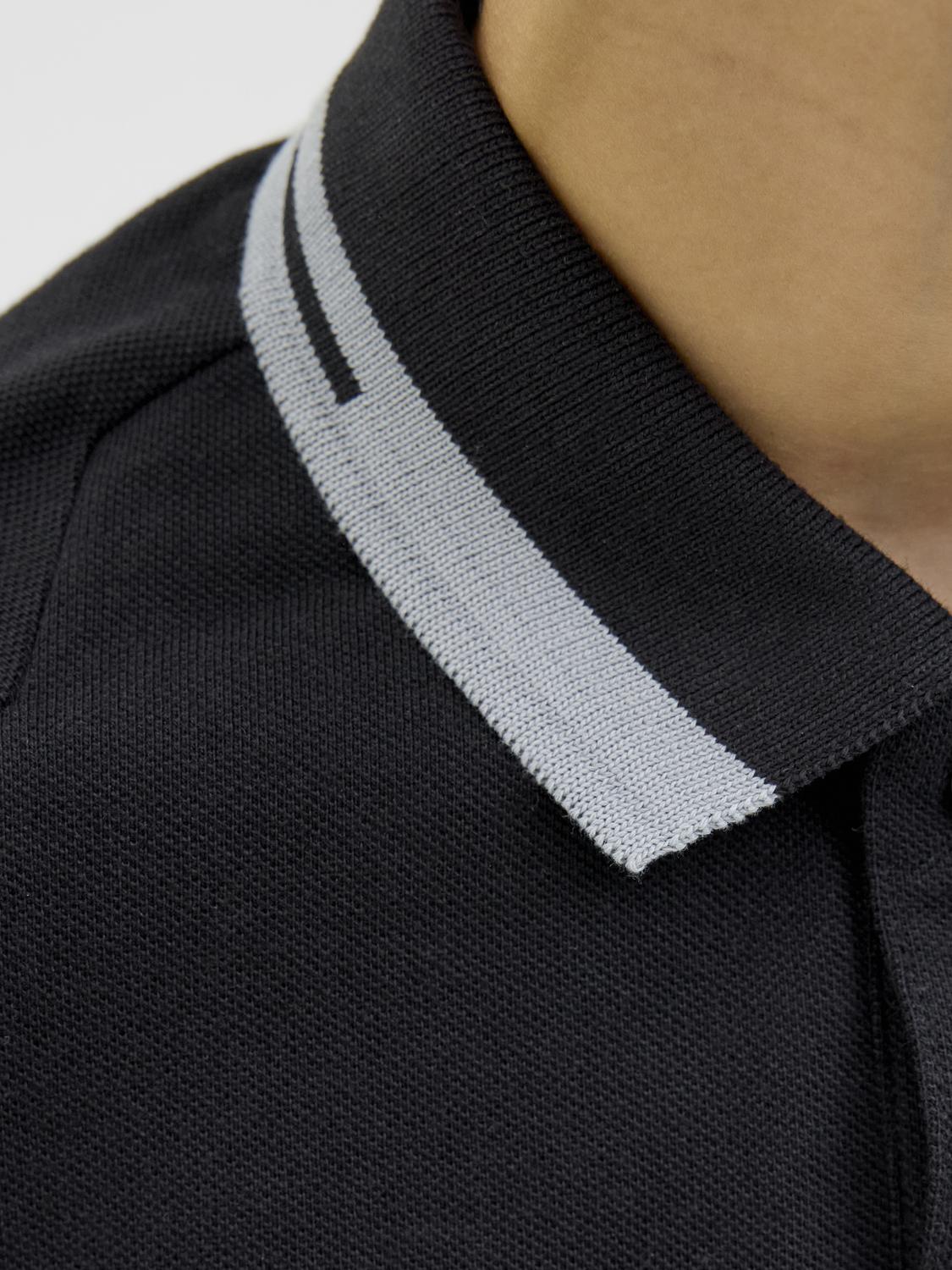 Pólo JCOHASS Jack&Jones Júnior Black 2