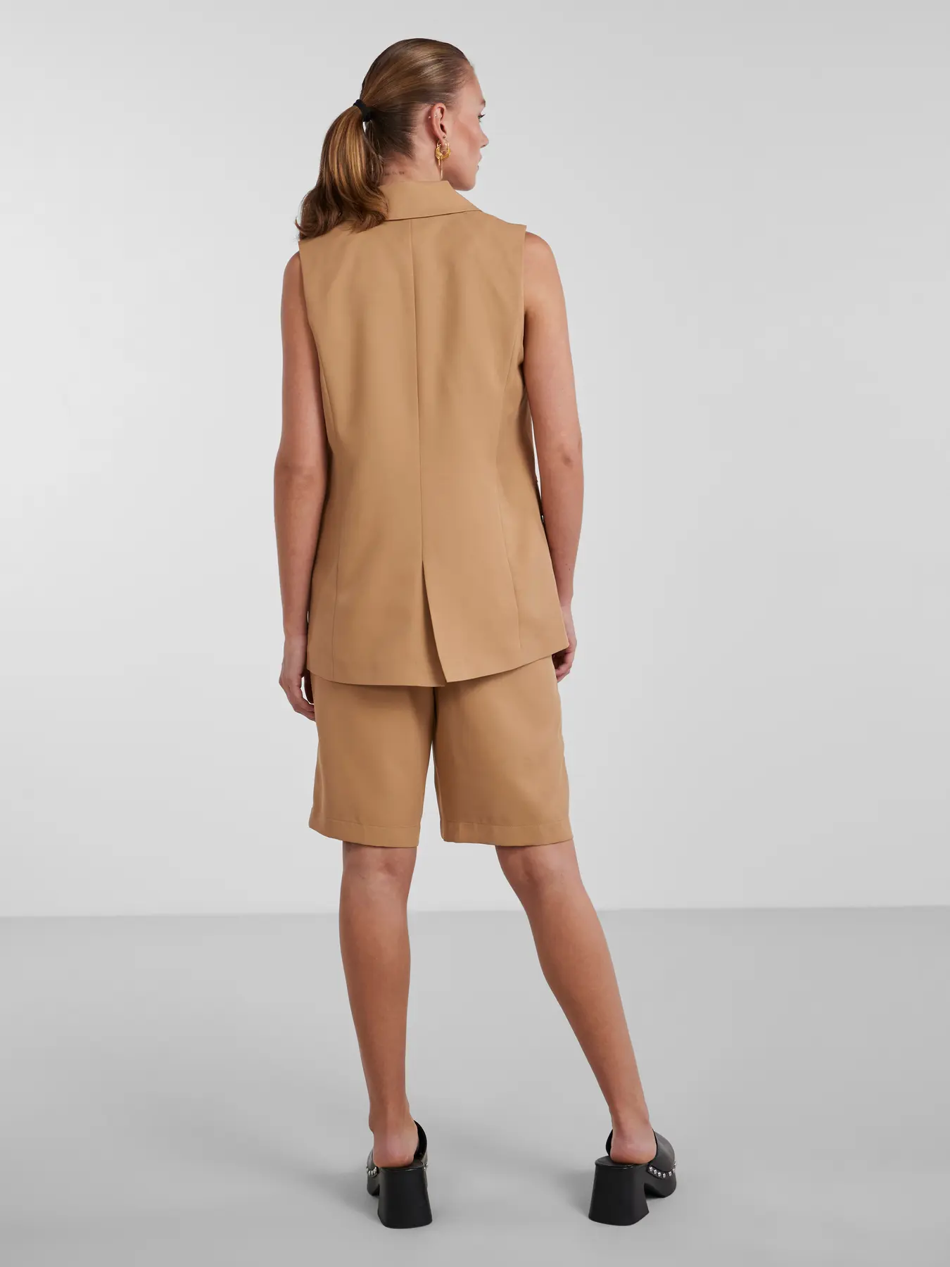 Colete PCTALLY Pieces Tan 2