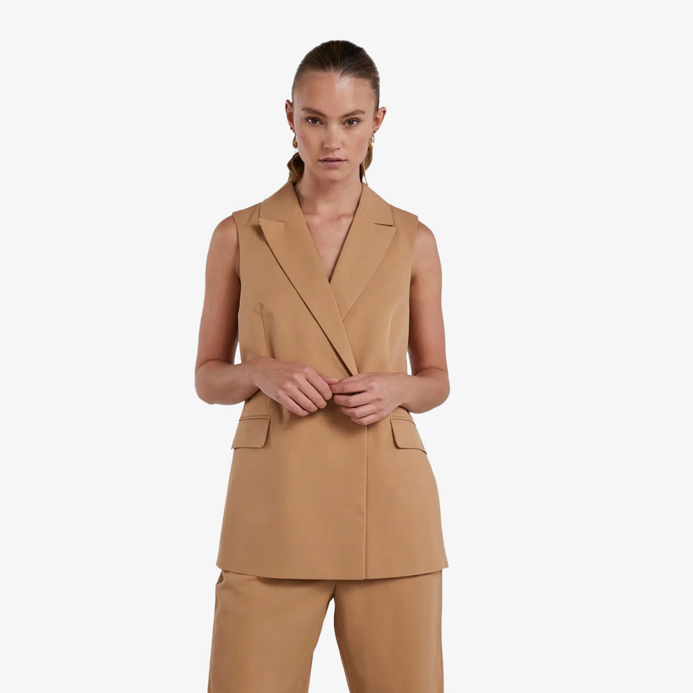 Colete PCTALLY Pieces Tan 0