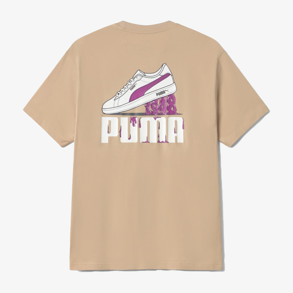 T-shirt SNEAKERS GRAPHIC Puma Beige 0