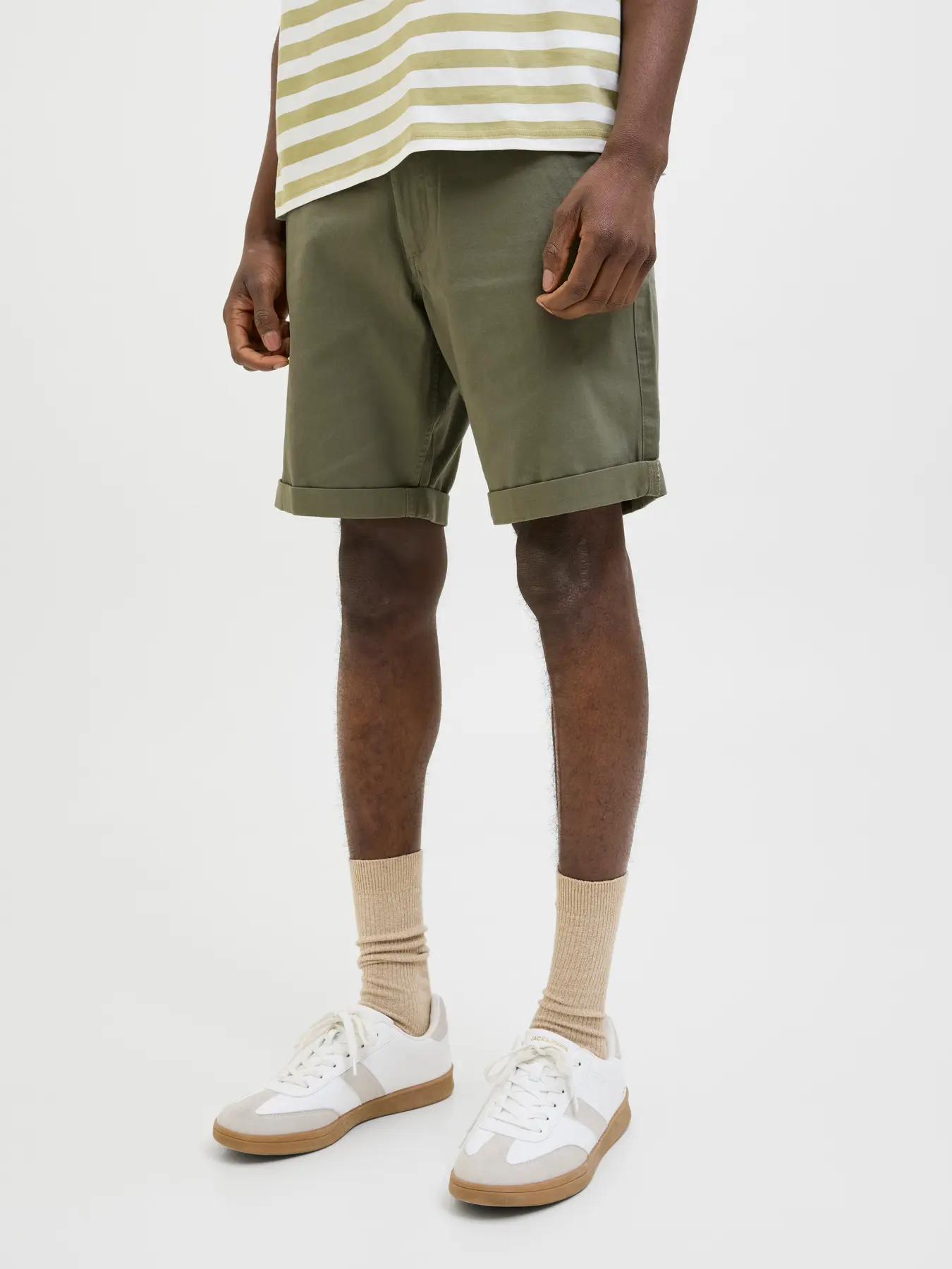 Calções JPSTDAVE Jack&Jones Dusty Olive 4
