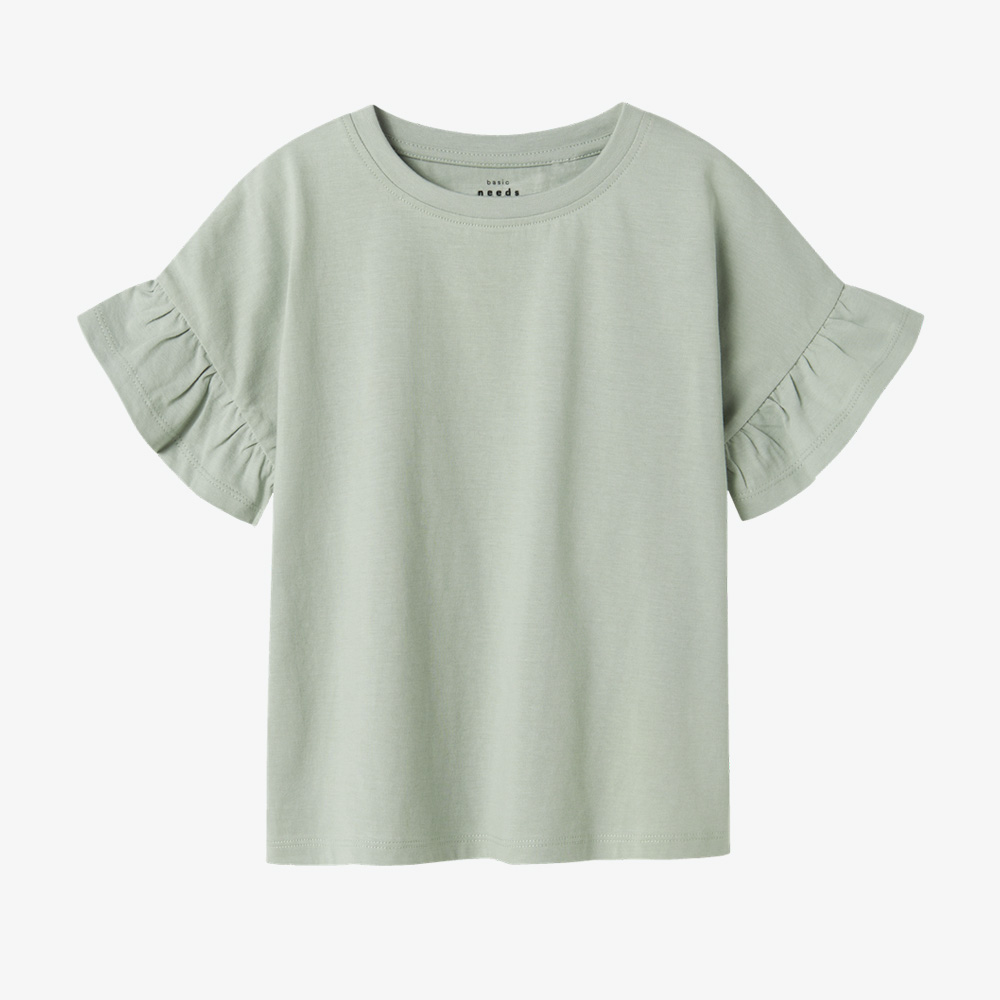 T-shirt NKFVILUKKA Name It Aqua Gray 0