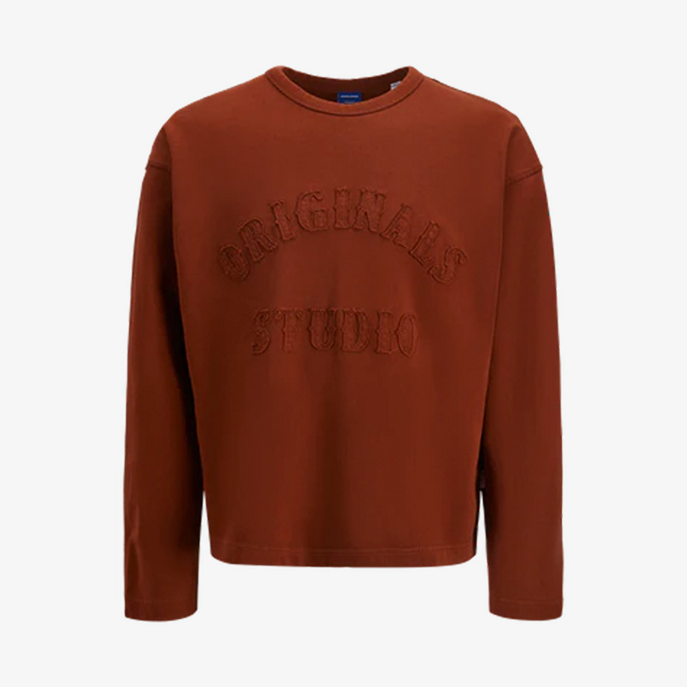 Sweatshirt JORAUSTIN Jack&Jones Brandy Brown 0