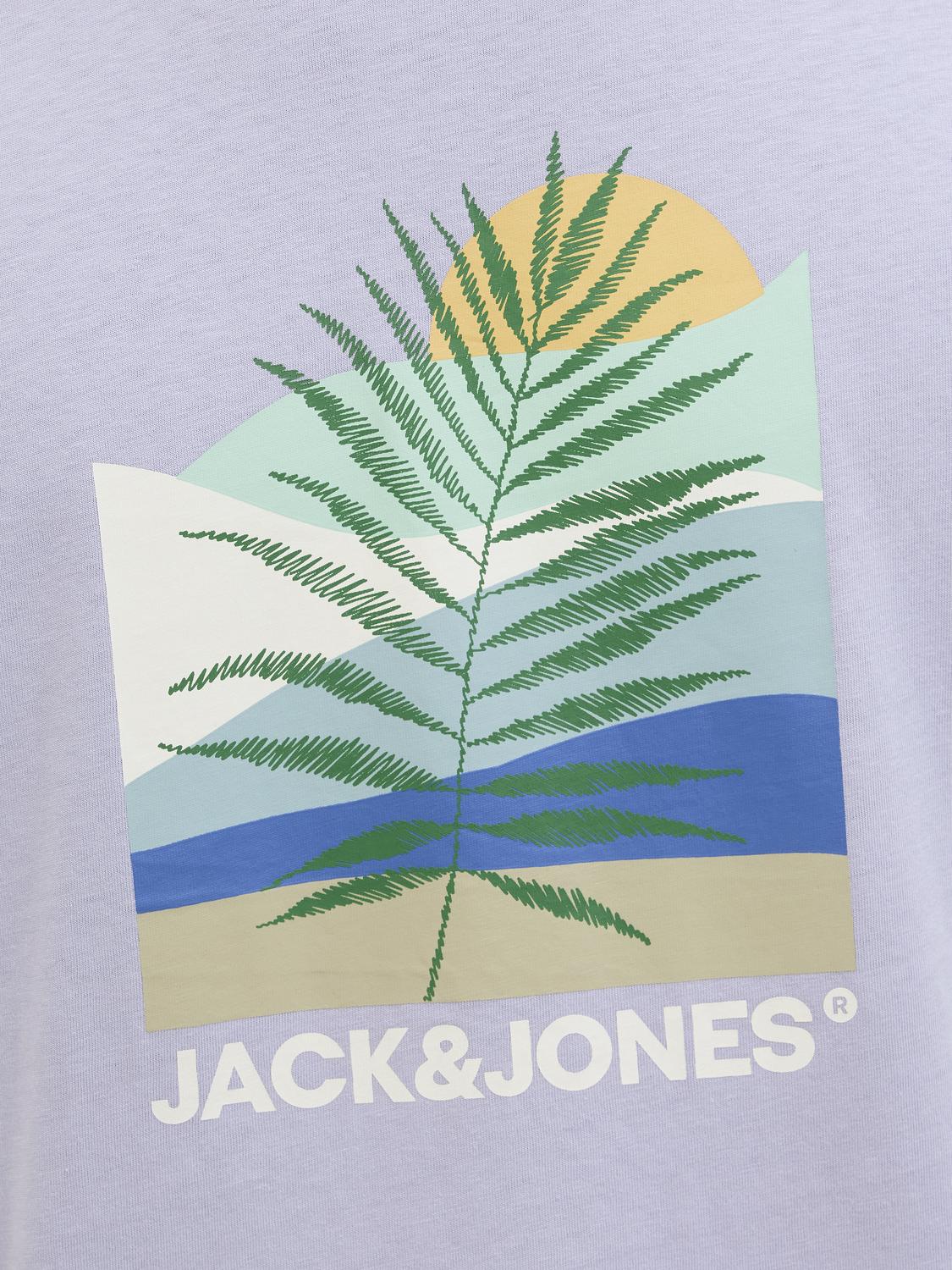 T-shirt JJBARBADOS Jack&Jones Languid Lavender 2