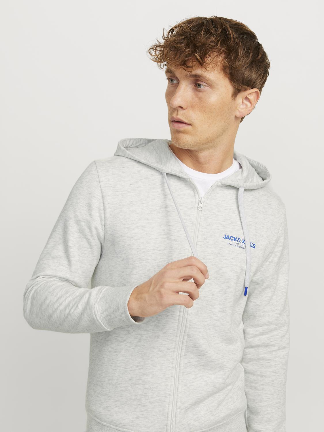 Casaco JJALVIS Jack&Jones White Melange 1