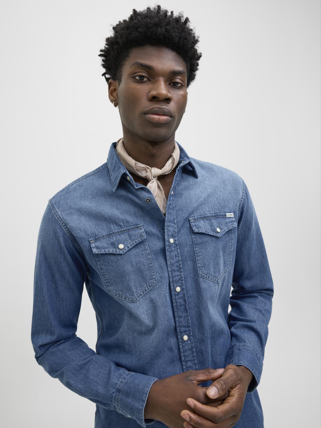 Camisa JJESHERIDAN Jack&Jones Medium Blue 1