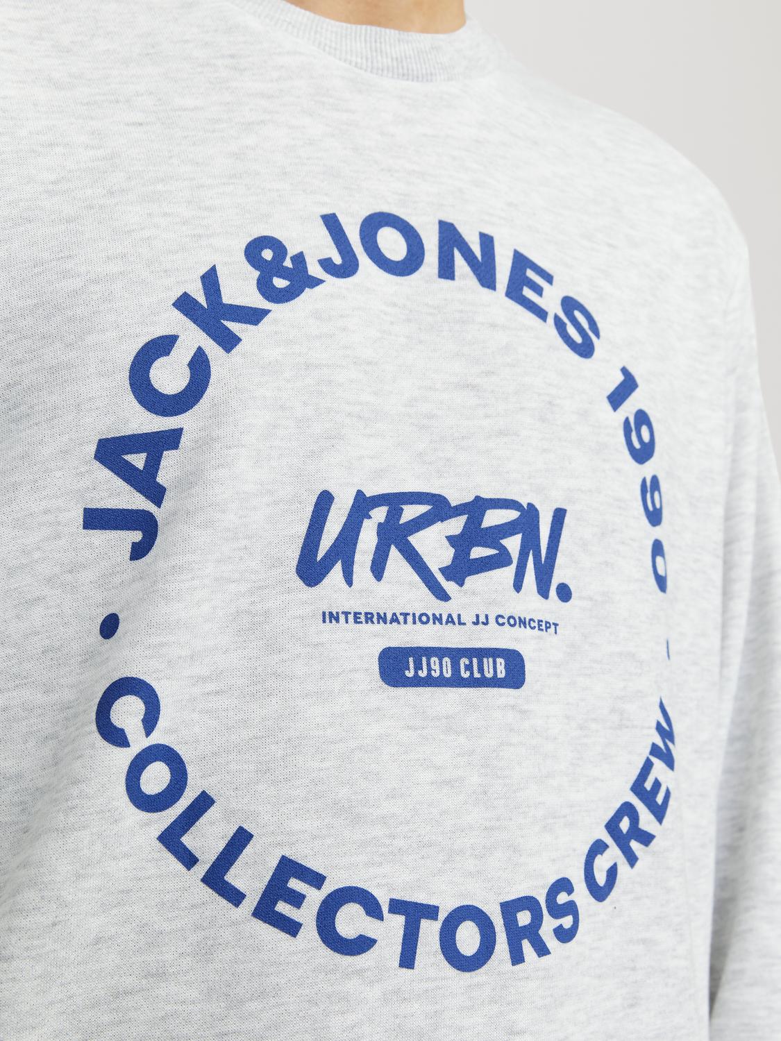Sweatshirt JJSIMON Jack&Jones White Melange 2