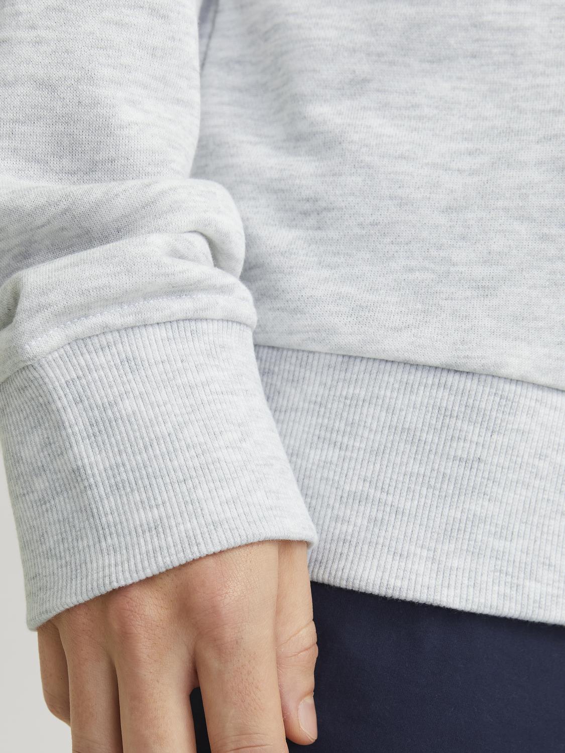 Sweatshirt JJSIMON Jack&Jones White Melange 3