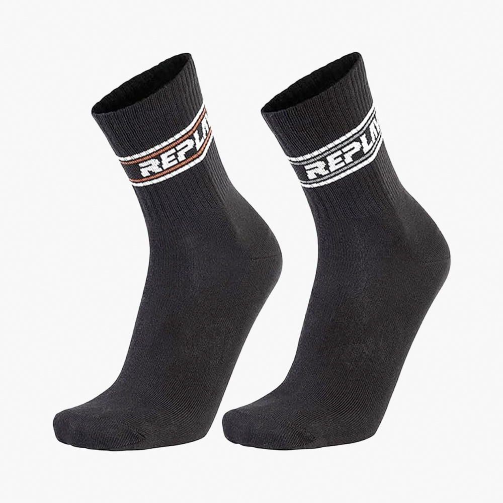 Meia TENNIS HALF Replay Black 0