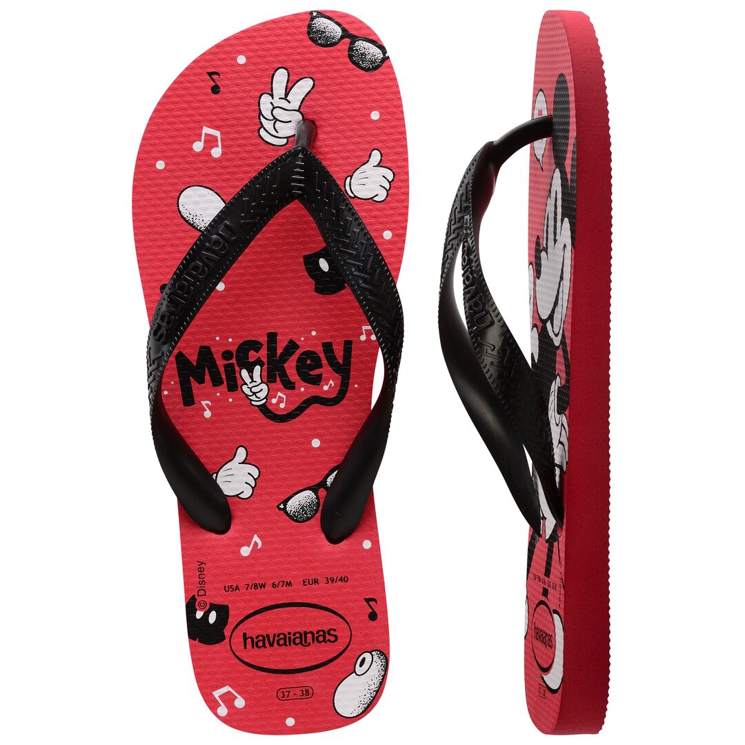 Chinelo TOP DISNEY Havaianas Ruby Red 1