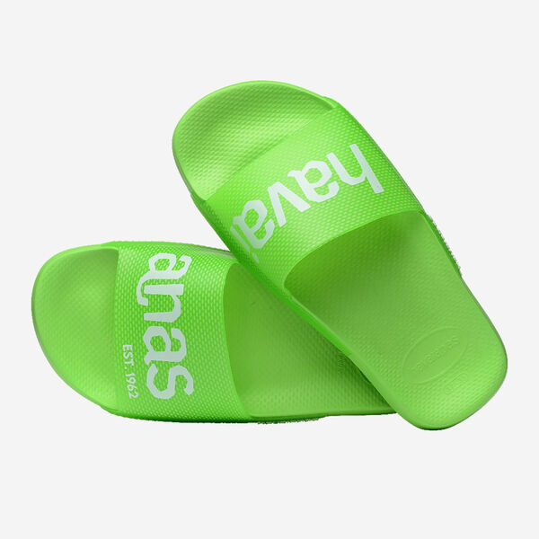 Chinelo SLIDE LOGOMANIA Havaianas Neon Green 3