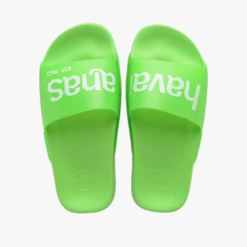 Chinelo SLIDE LOGOMANIA Havaianas Neon Green 0