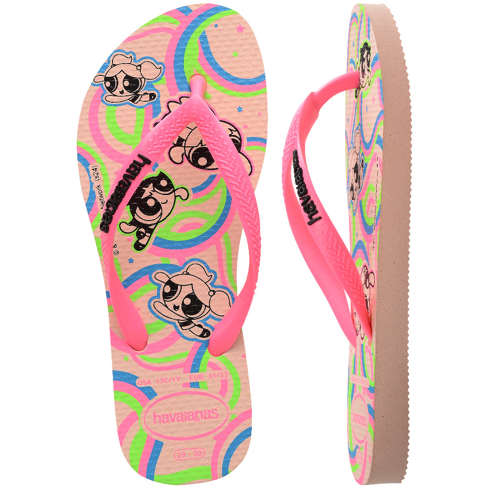 Chinelo KIDS SLIM POWERPUFF GIRLS Havaianas Ballet 1