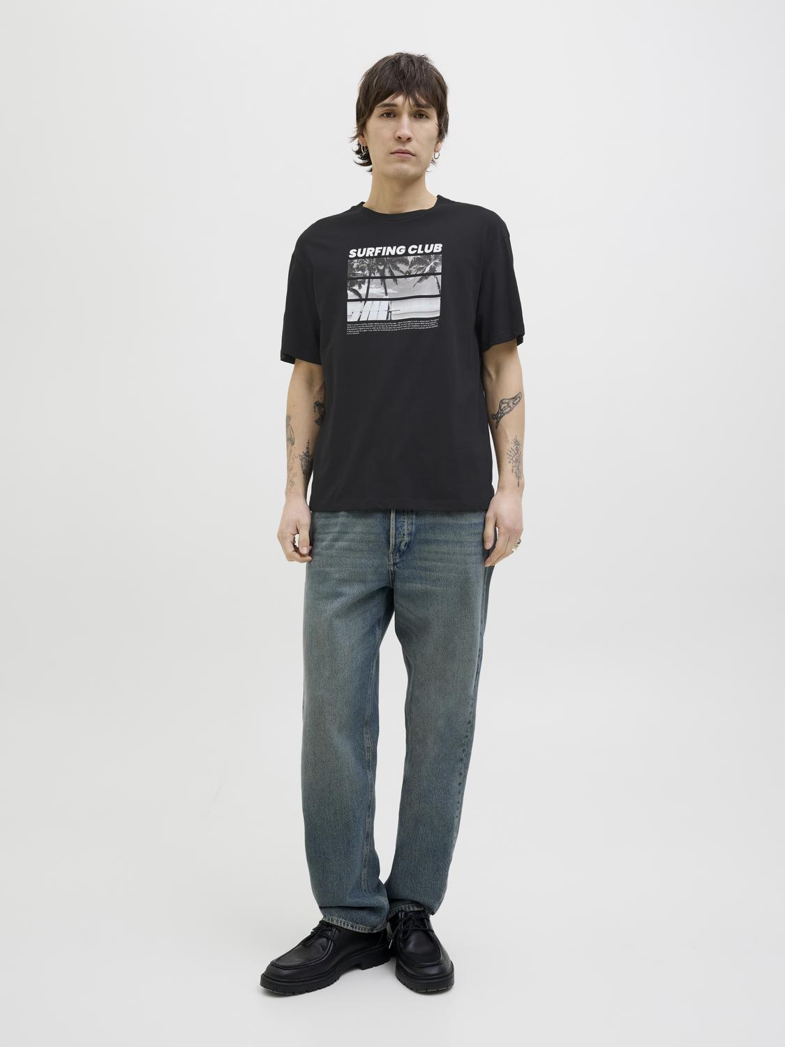 Tshirt JJPORTO Jack&Jones Black 3