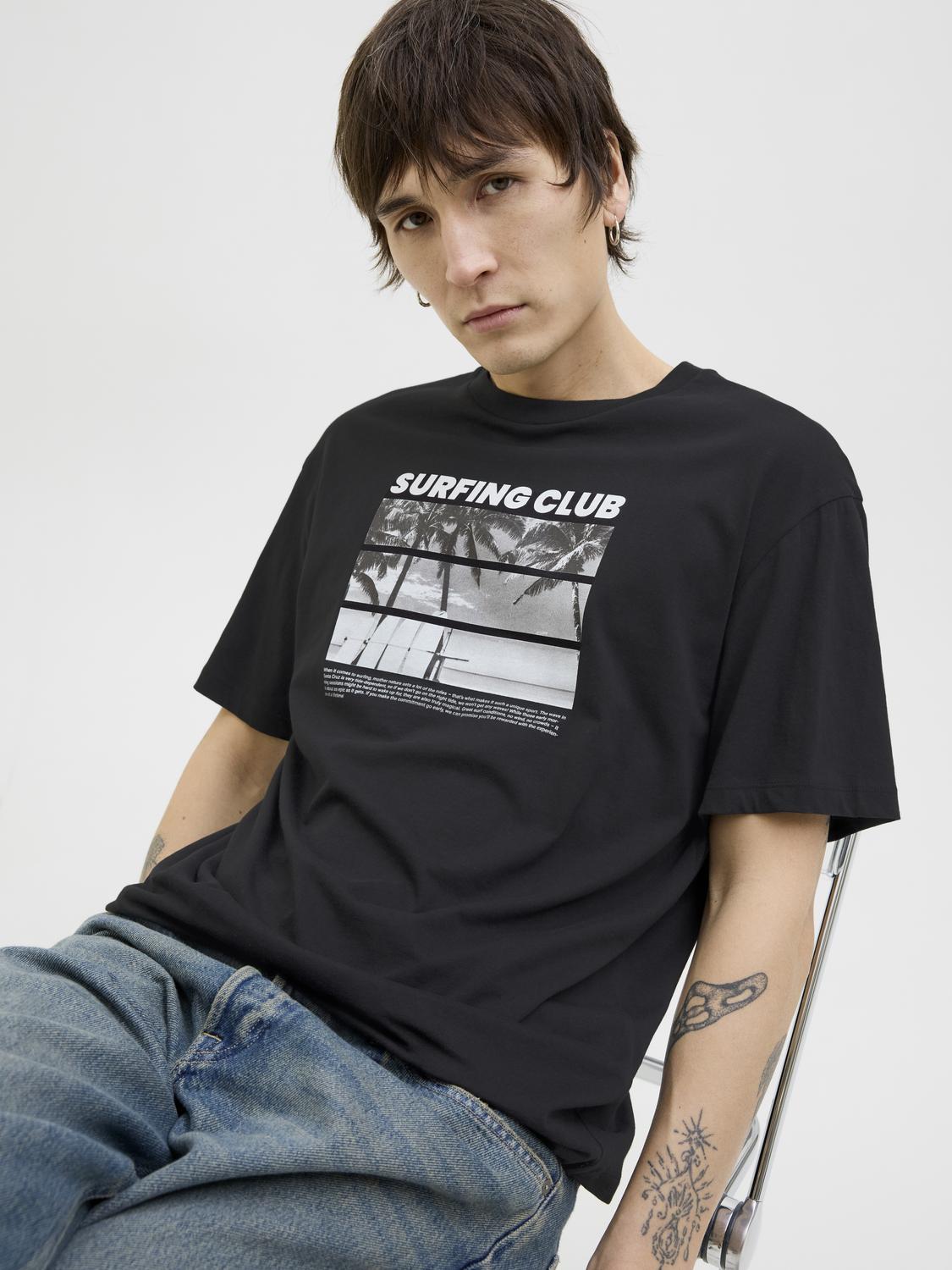 Tshirt JJPORTO Jack&Jones Black 5