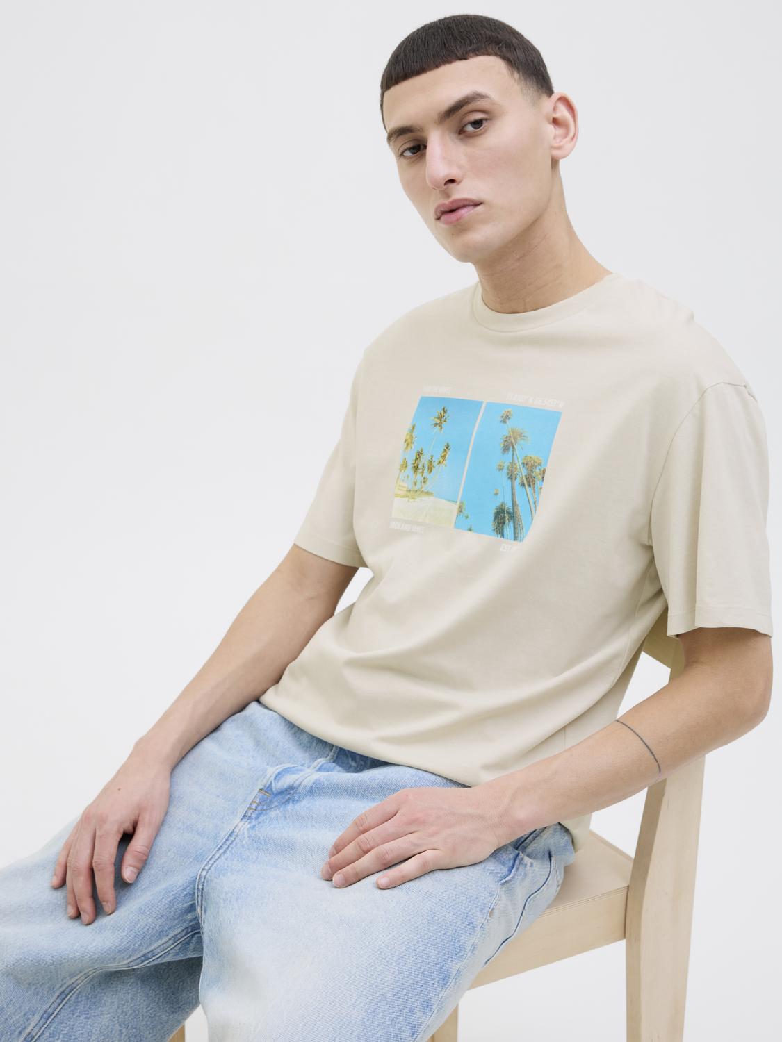 Tshirt JJPORTO Jack&amp;Jones Moonbeam 3