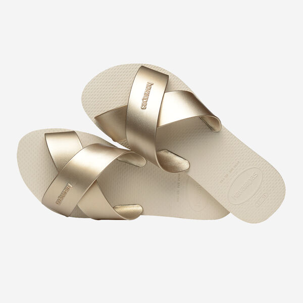 Sandália AQUA METALLIC Havaianas Beige 1