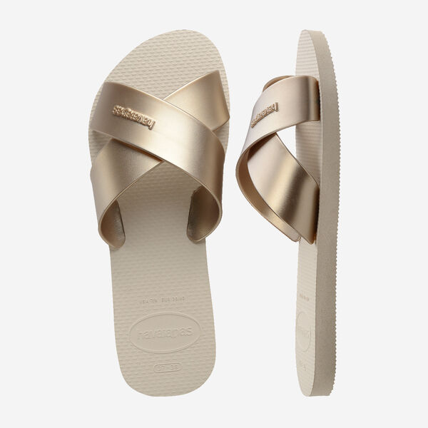 Sandália AQUA METALLIC Havaianas Beige 2