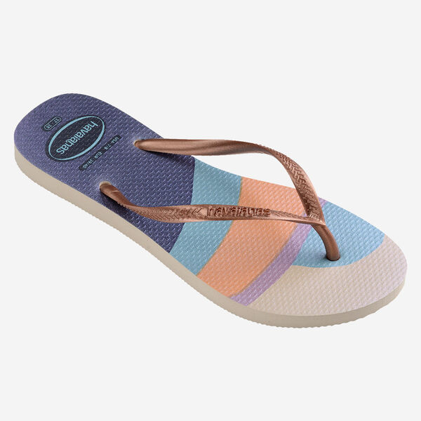 Chinelo SLIM PALETTE GLOW Havaianas Beige 2