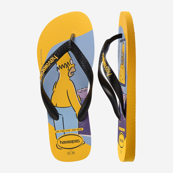 Chinelo SIMPSONS Havaianas Pop Yellow 4