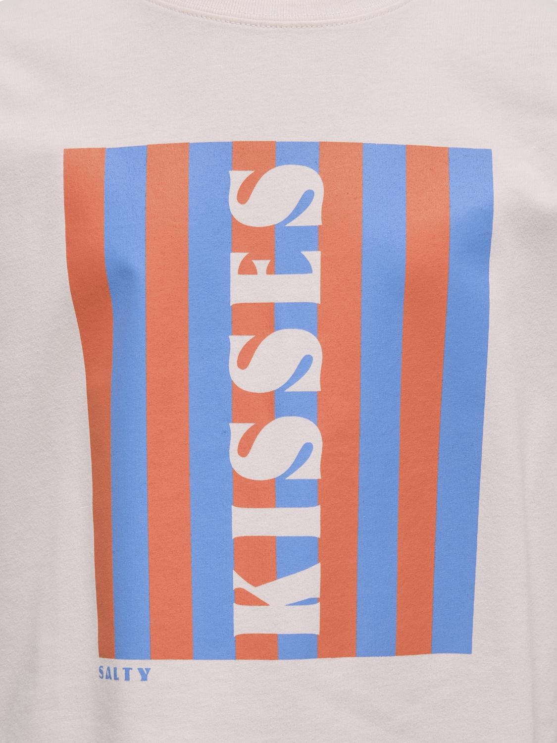 T-shirt KOGABELONE OnlyKids Mauve Chalk 1