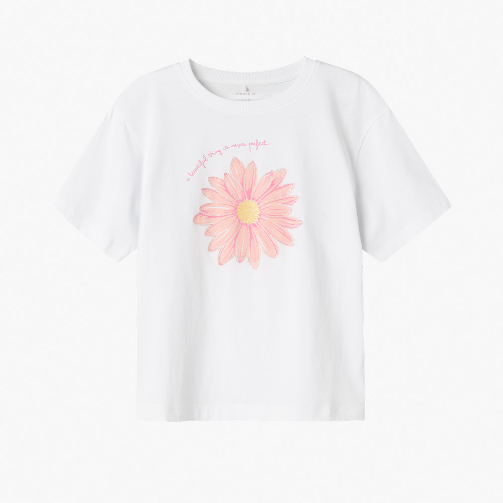 T-shirt NMFHELKA Name It Lucent White 0