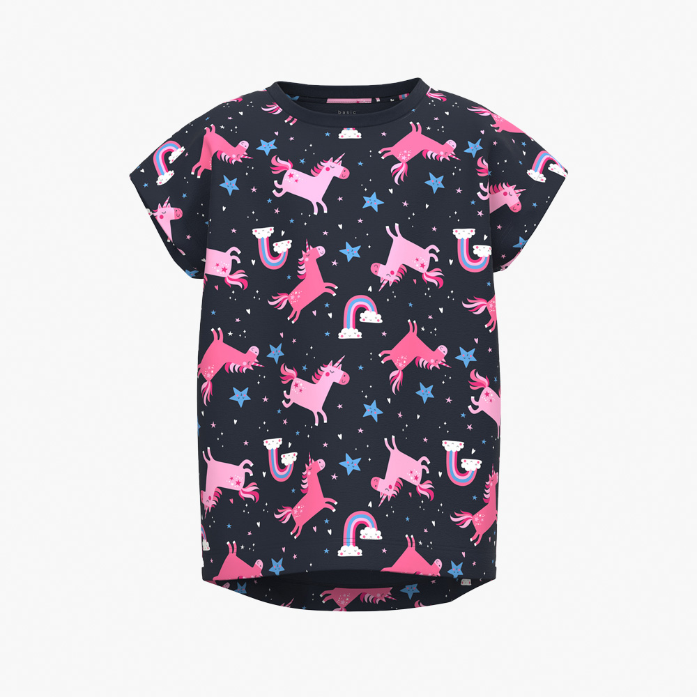 T-shirt NMFVIGGA Name It Dark Sapphire 0