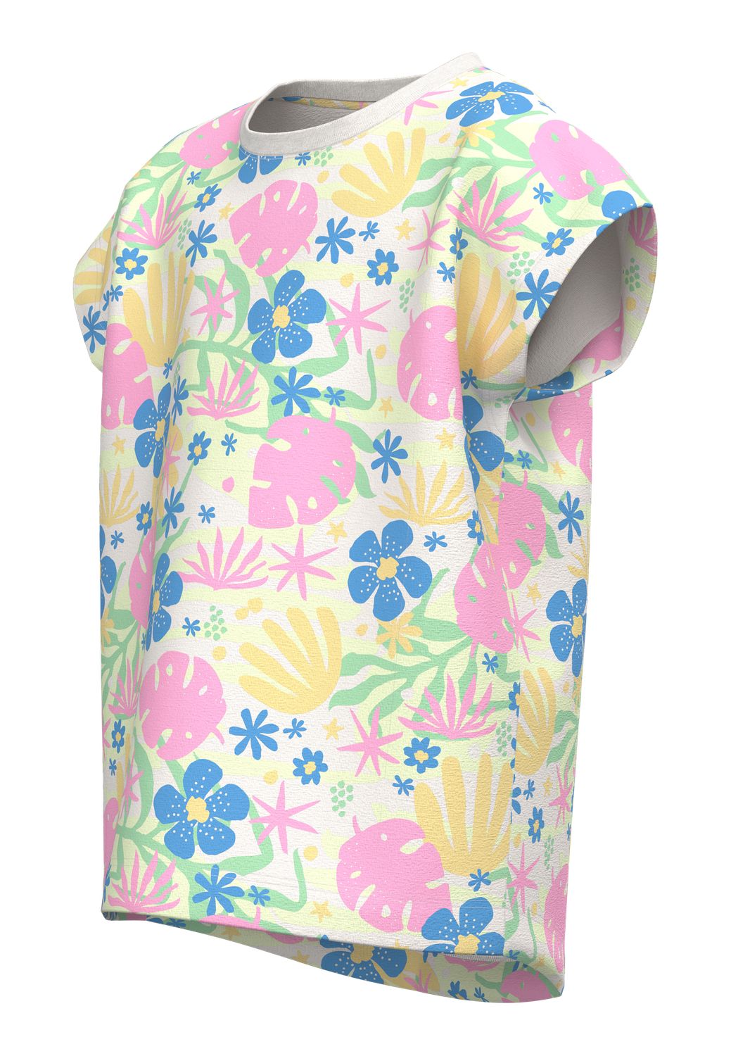 T-shirt NMFVIGGA Name It White Alyssum 1