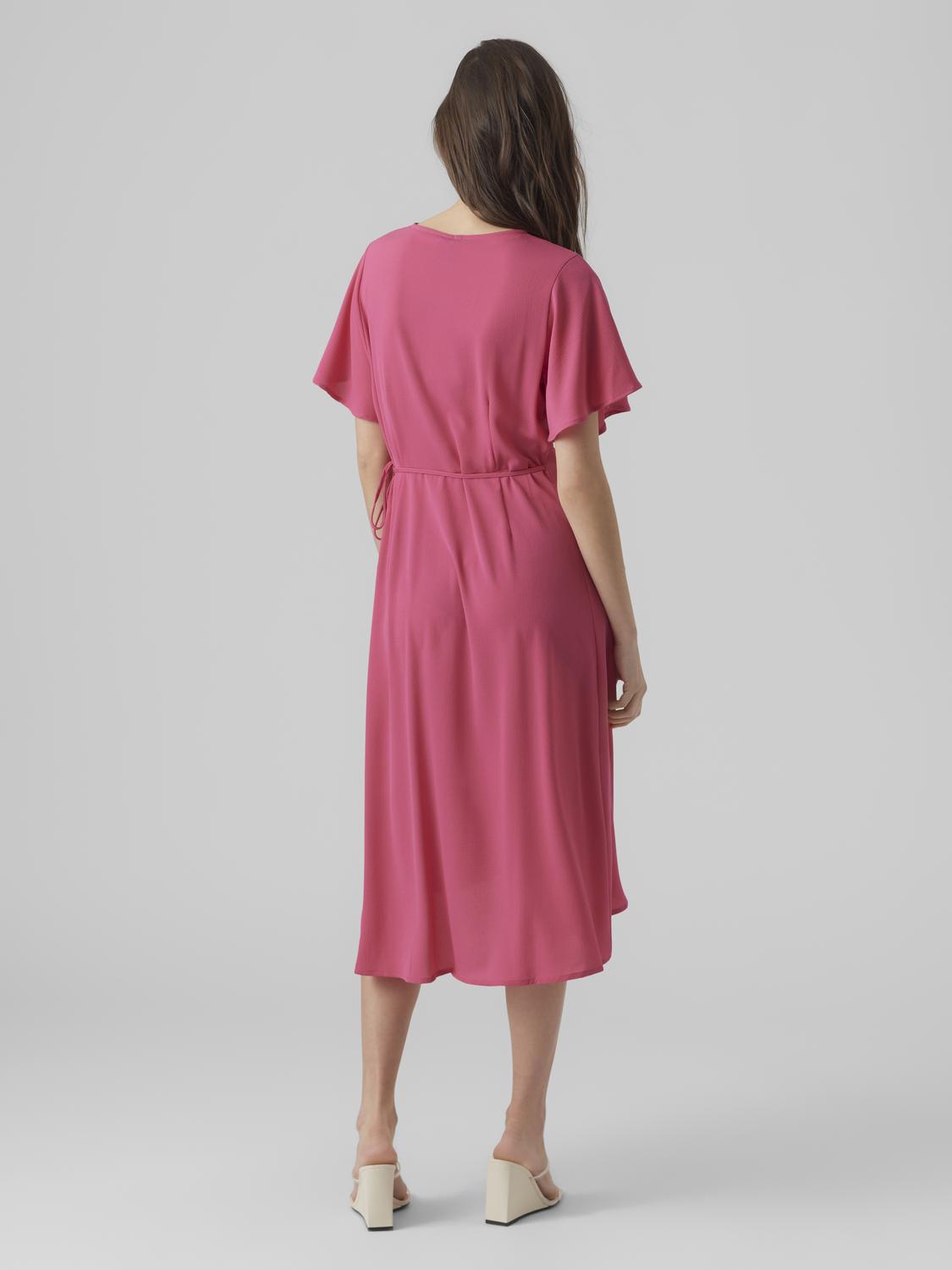 Vestido VMSAKI Veromoda Pink 3