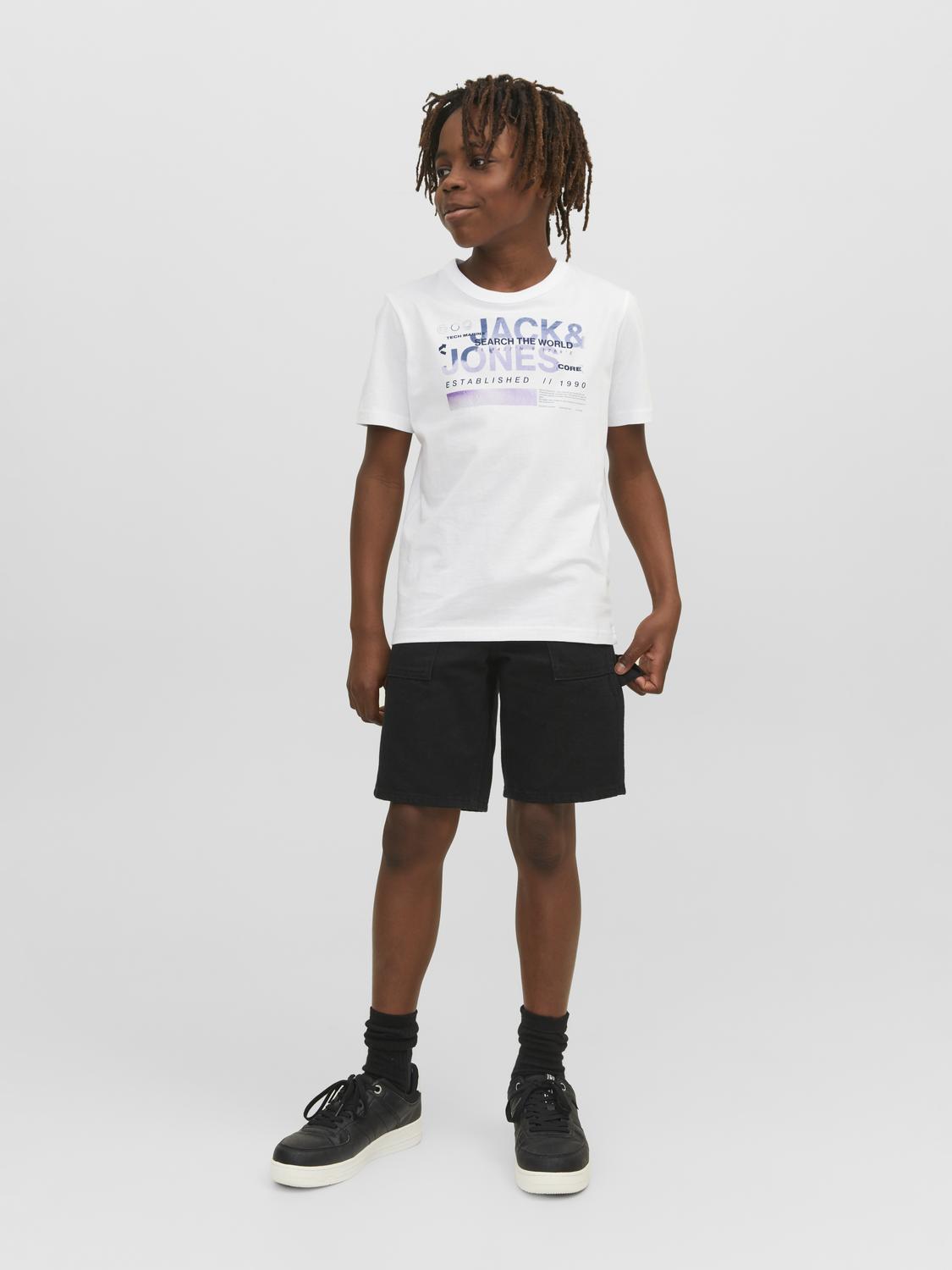 T-shirt JCOWATER Jack&Jones White 3