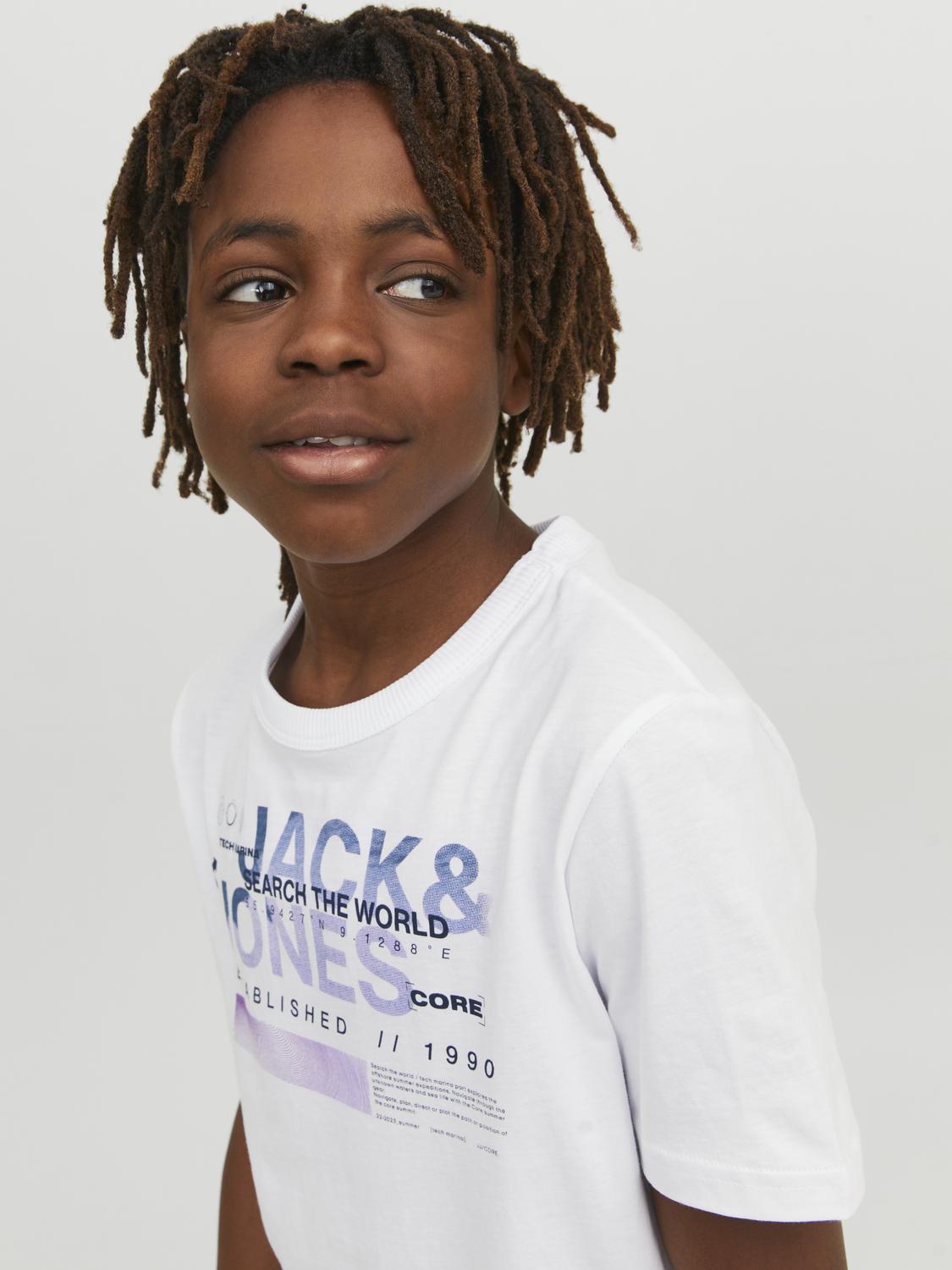 T-shirt JCOWATER Jack&Jones White 1