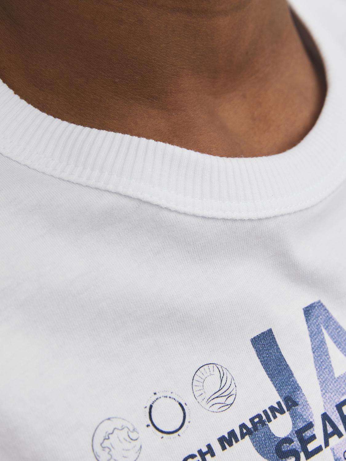 T-shirt JCOWATER Jack&Jones White 2