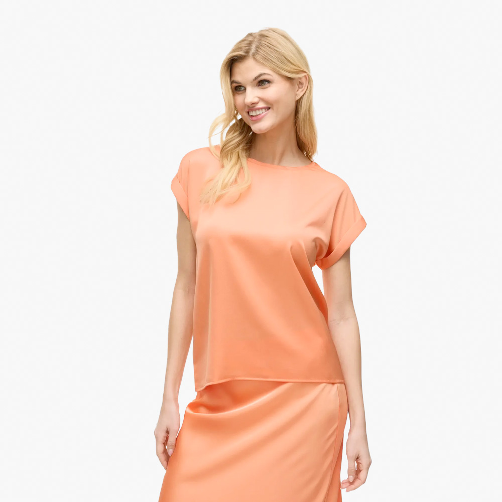 Top VIELLETTE Vila Cadmium Orange 0