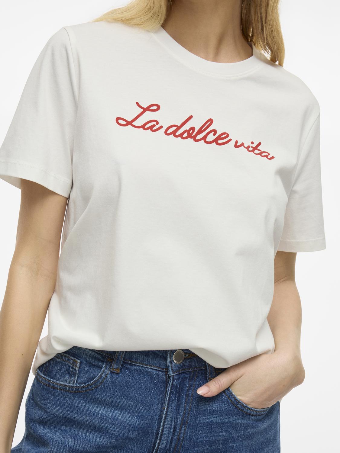 T-shirt VISBIL Vila Snow White Dolce 2