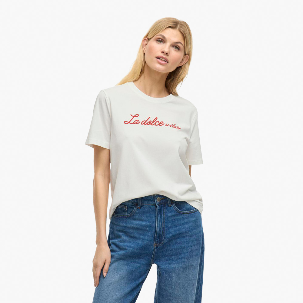 T-shirt VISBIL Vila Snow White Dolce 0