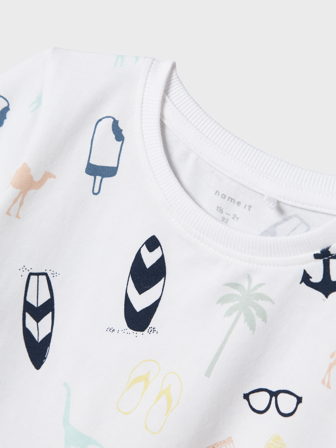 T-shirt NMMJER Name It Bright White 3