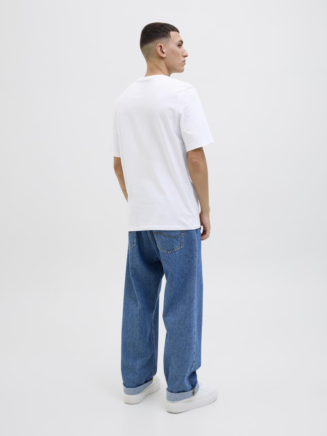 T-shirt JJHAWAII Jack&Jones White 5