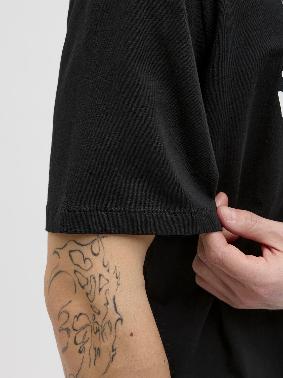 T-shirt JJHAWAII Jack&Jones Black 3