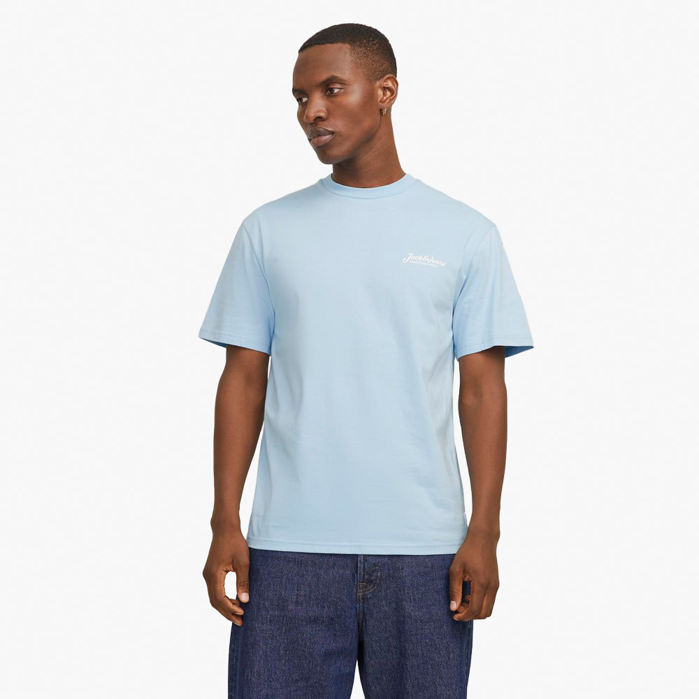 T-shirt JJBEAU FRONTPRINT Jack&Jones Chambray Blue 0