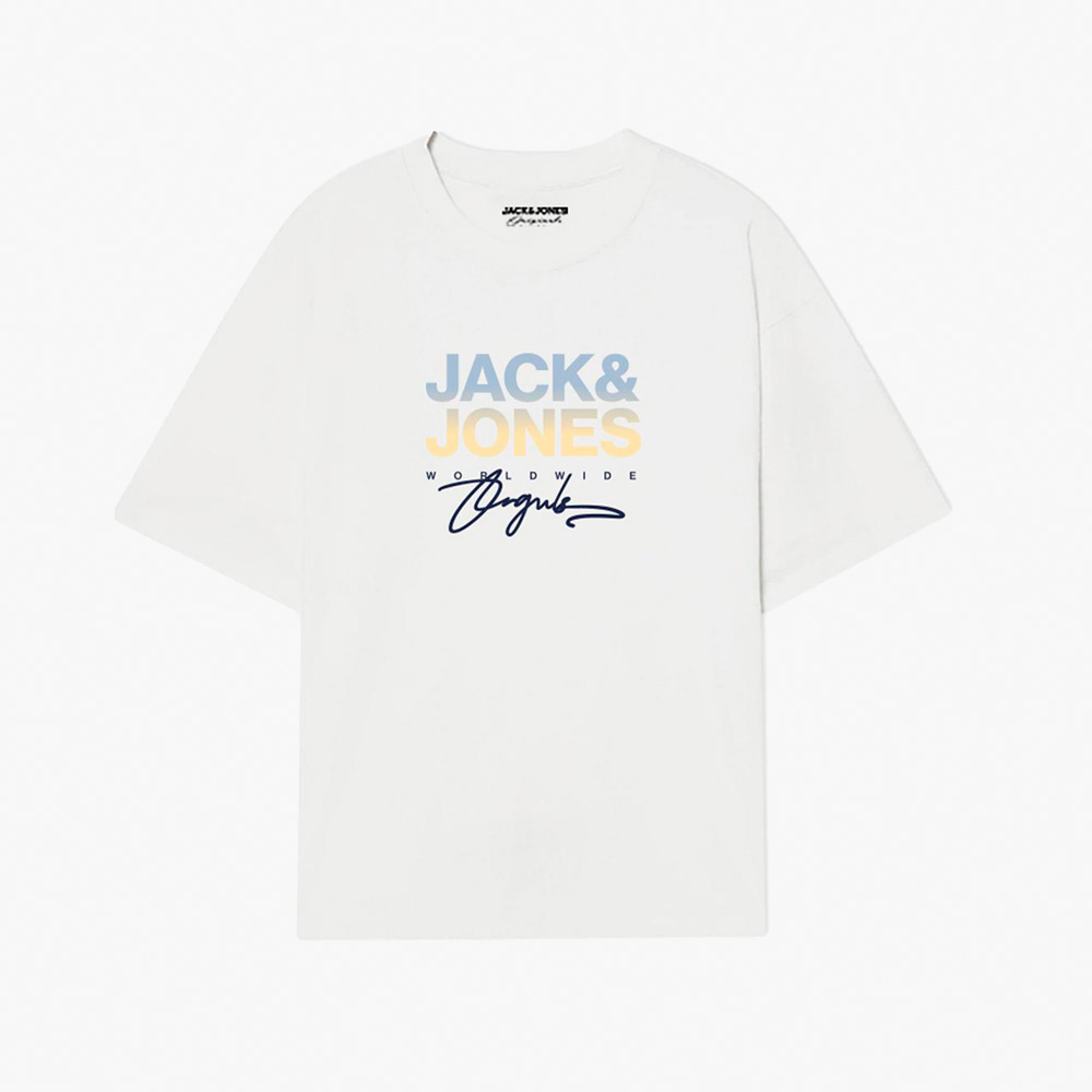 T-shirt JORCANGGU Jack&Jones Júnior Bright White 0