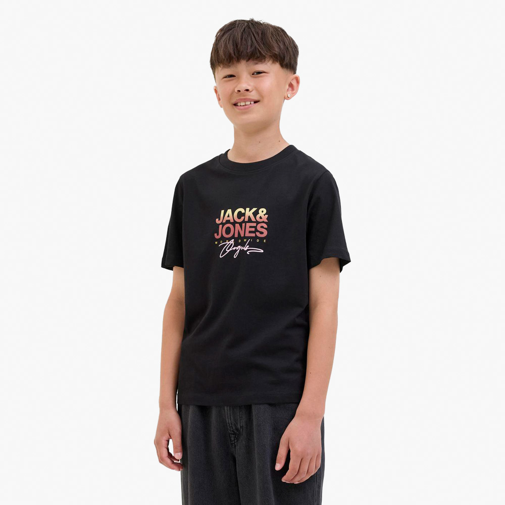 T-shirt JORCANGGU Jack&Jones Júnior Black 0