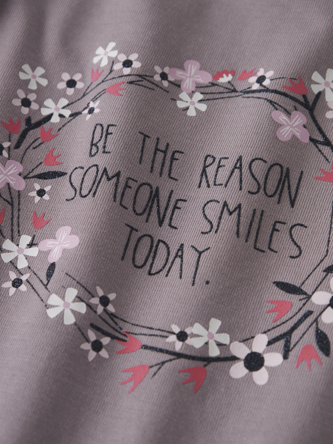 T-shirt NMMVIX Name It Purple Dove 1