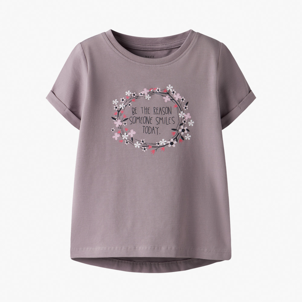 T-shirt NMMVIX Name It Purple Dove 0