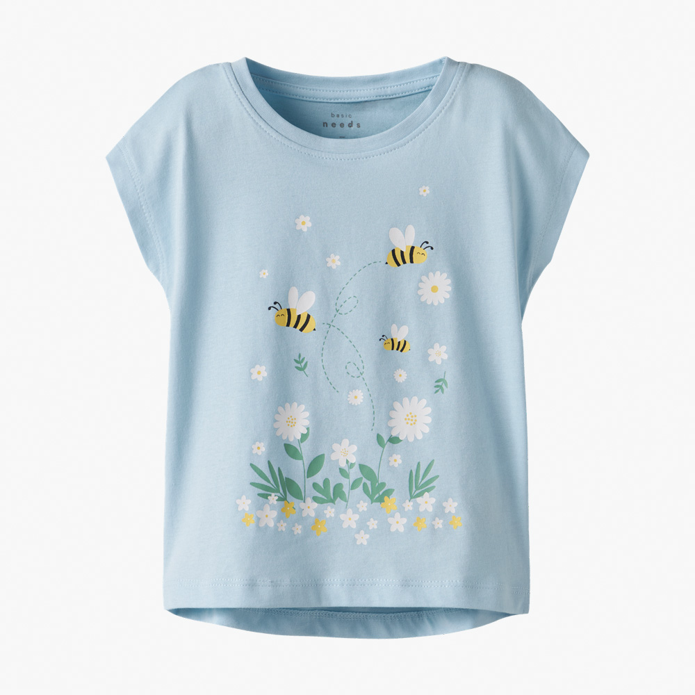T-shirt NMFVIGEA Name It Cool Blue 0
