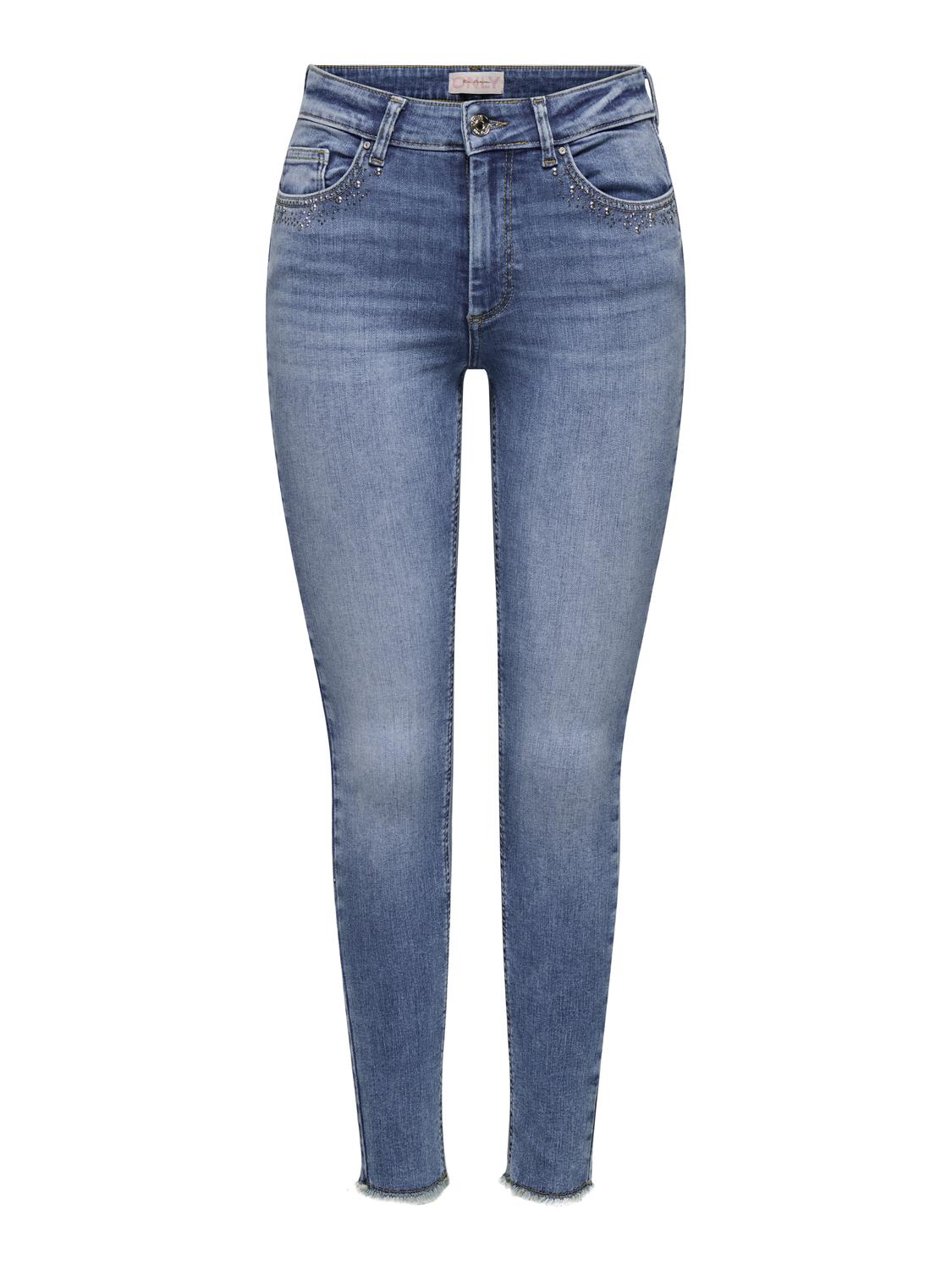 Jeans ONLWAUW Only Blue Sparkle 5
