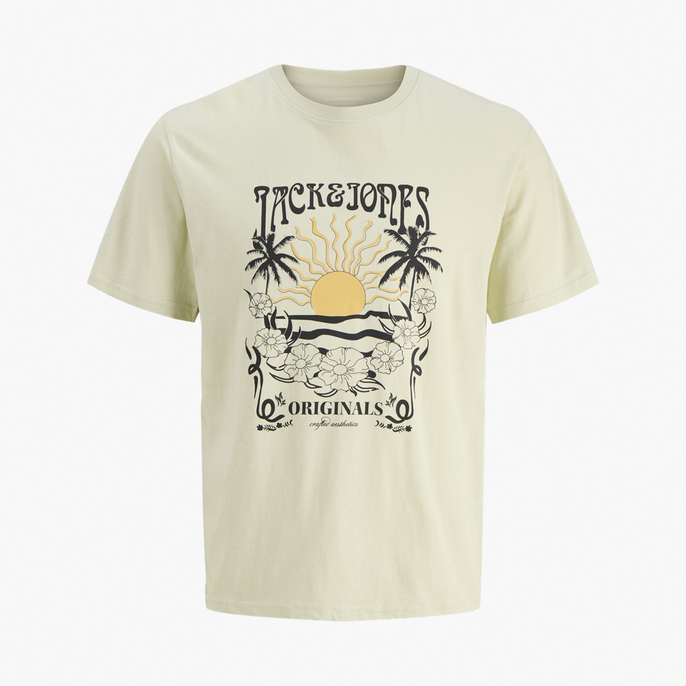 T-shirt JORCALIFA Jack&Jones Celadon Tint 0