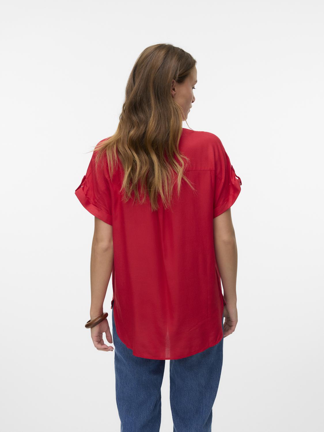 Camisa VMBUMPY Veromoda Red 2